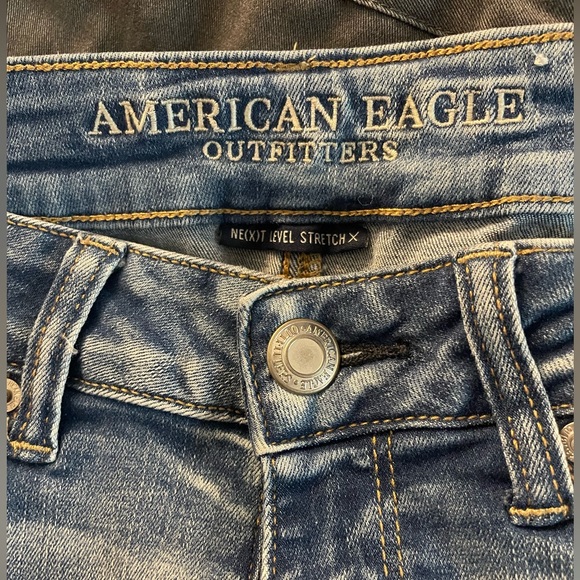 American Eagle Next Level Stretch Denim Mini Skirt - Picture 4 of 5